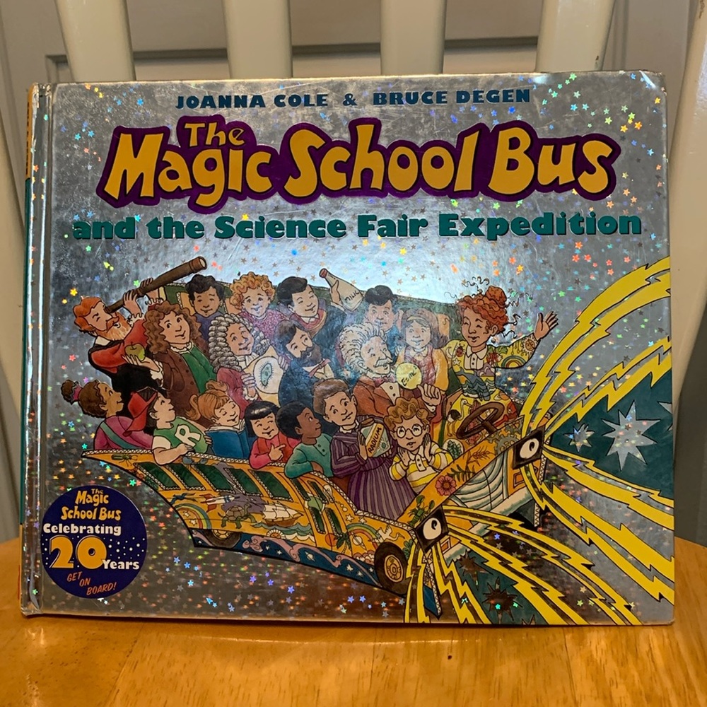 ✋Vintage Magic School Bus Hardcover Book The Science Fair Expedition Teach BTS
